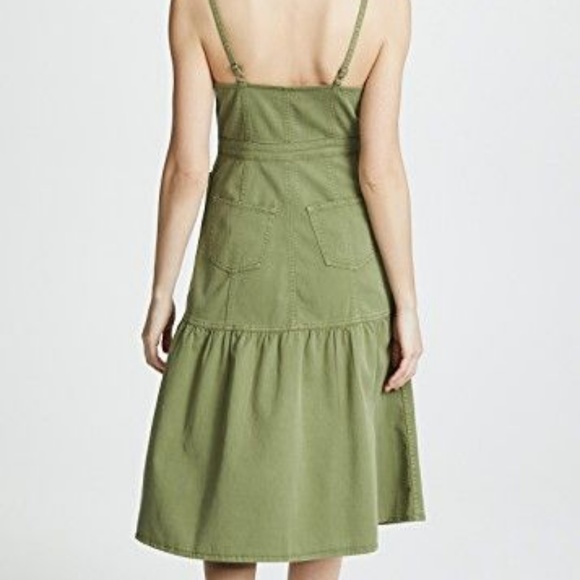 Madewell Bayview Tiered Midi Dress - Picture 3 of 4